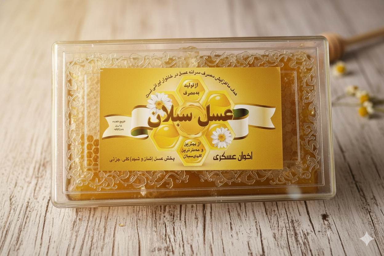 عسل کریستال ۱۰۰۰ گرم